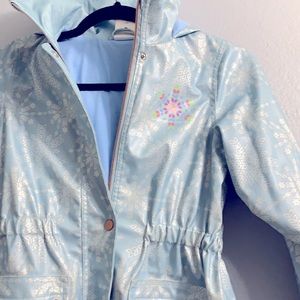 Frozen raincoat/spring jacket with hoodie